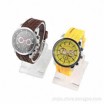 Latest Silicone Watches with Colorful Bands for Unisex 2014